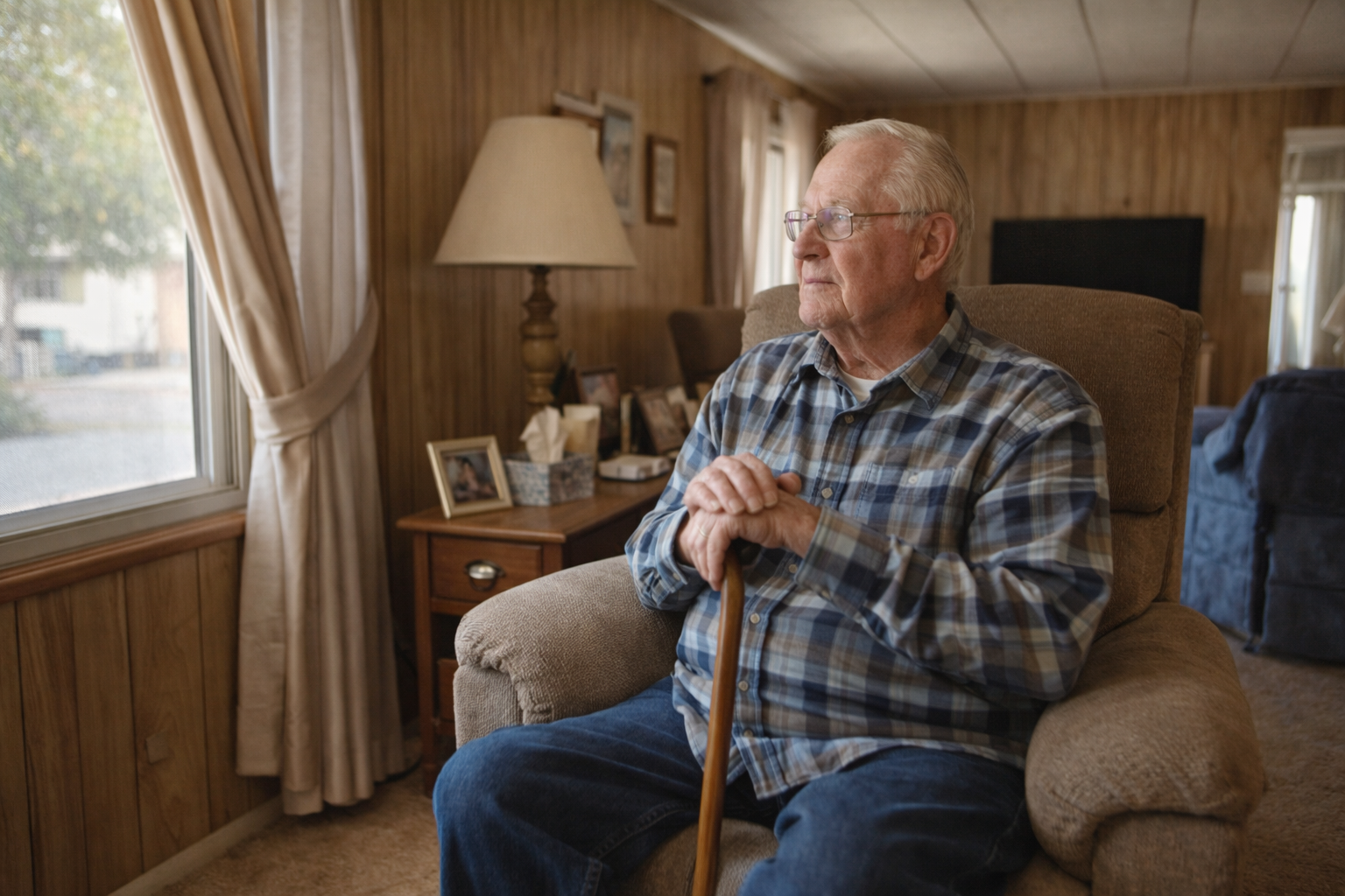 Homeowner downsizing or selling a manufactured home due to health changes or assisted living.
